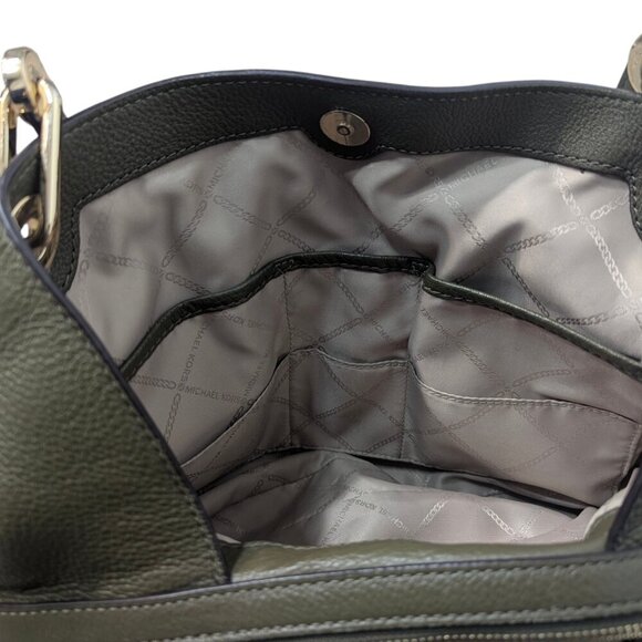 Michael Kors Raven Large Pebble Leather Tote Mushroom (color) - Picture 4 of 7